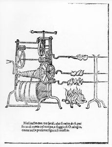 Das Verfahren zum Spießbraten